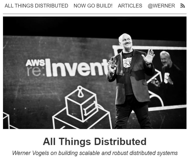 All Things Distributed news platform